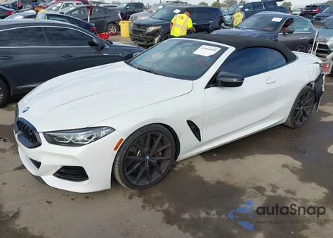 2024 BMW M850I xDrive z USA, uszkodzony, nr VIN WBAFY4C03RCR19019